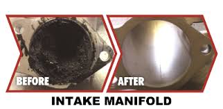 Intake manifold with diesel engine service